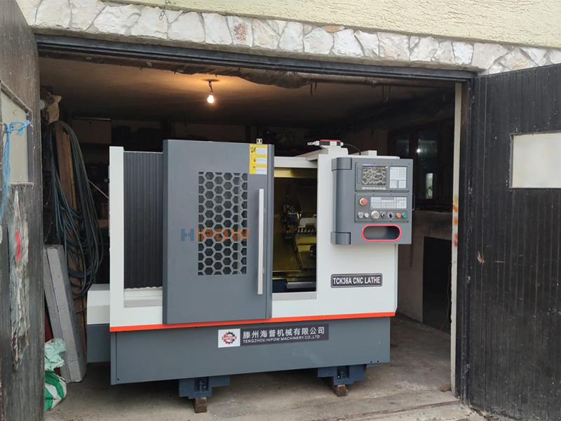 Our Europe Customer Recieved our  TCK36A  Slant Bed CNC lathe
